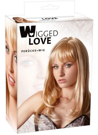 Perruque blonde mi-longue - ORI771708
